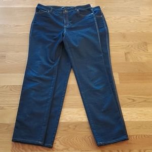 Lafayette 148 (New York) Skinny, dark wash jeans.  NWOT Size 10, 2 pair